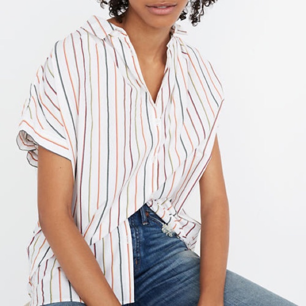 Madewell Central Sadie Multi Stripe NEVERWORN